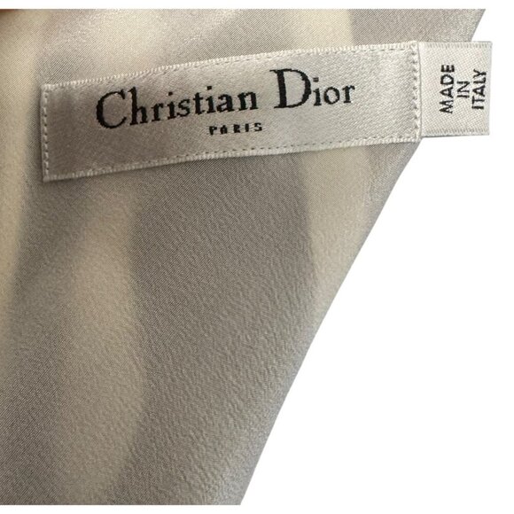 Dior designed by Galliano Black & White silk zebra print midi dress 2008 Size 2 - Picture 10 of 13